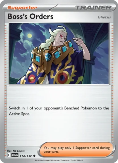 Boss's Orders · Mega Evolution 114