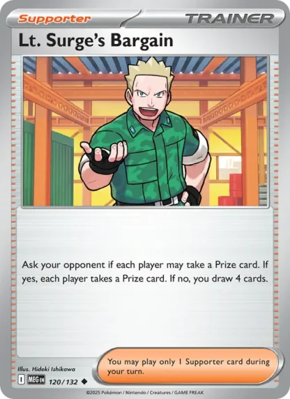 Lt. Surge's Bargain · Mega Evolution 120