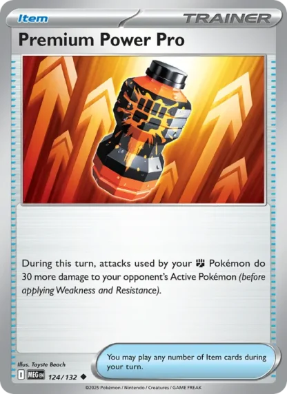 Premium Power Pro · Mega Evolution 124