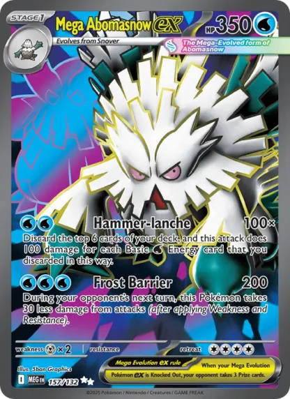 Mega Abomasnow ex · Mega Evolution 157