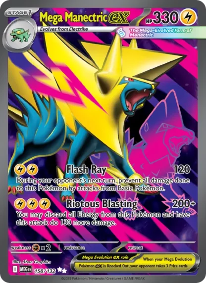 Mega Manectric ex · Mega Evolution 158