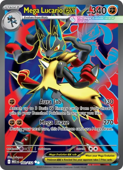Mega Lucario ex · Mega Evolution 160