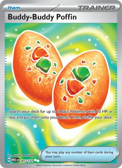 Buddy-Buddy Poffin · Mega Evolution 167