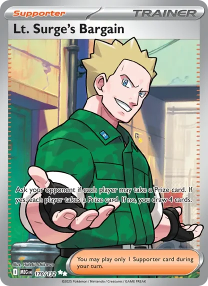 Lt. Surge's Bargain · Mega Evolution 170