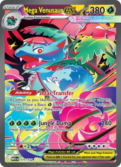 Mega Venusaur ex · Mega Evolution 177