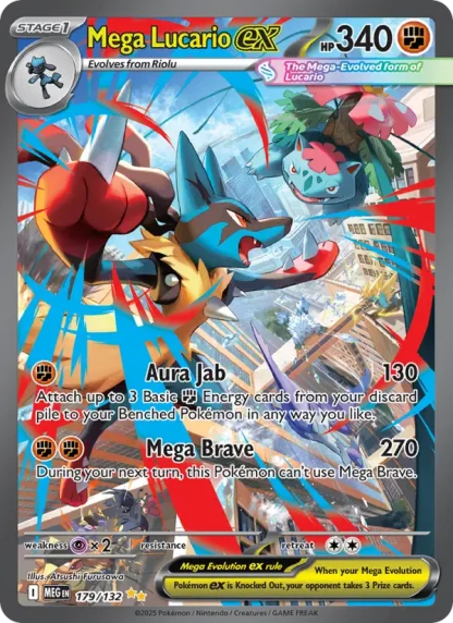 Mega Lucario ex · Mega Evolution 179