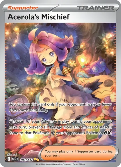 Acerola's Mischief · Mega Evolution 183