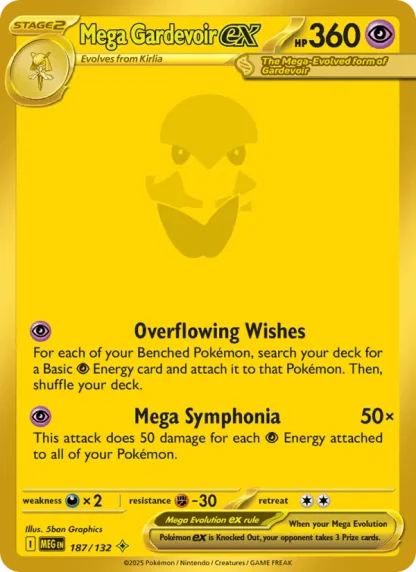 Mega Gardevoir ex · Mega Evolution 187