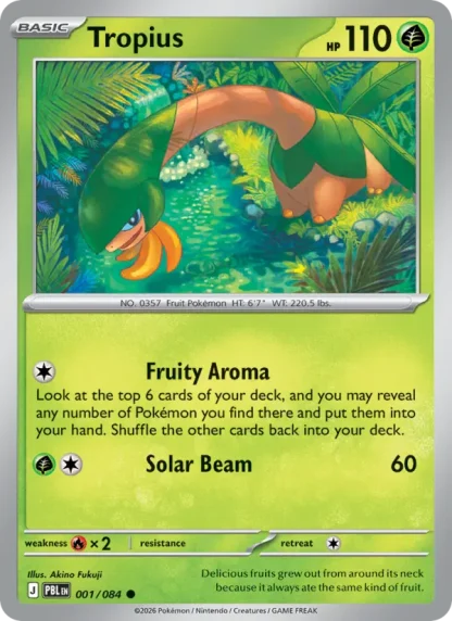 Tropius · Pitch Black 001