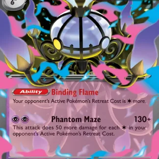 Mega Chandelure ex  ·  Pitch Black 038