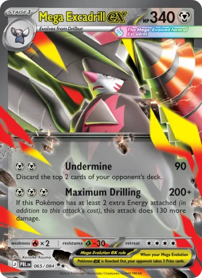 Mega Excadrill ex · Pitch Black 065