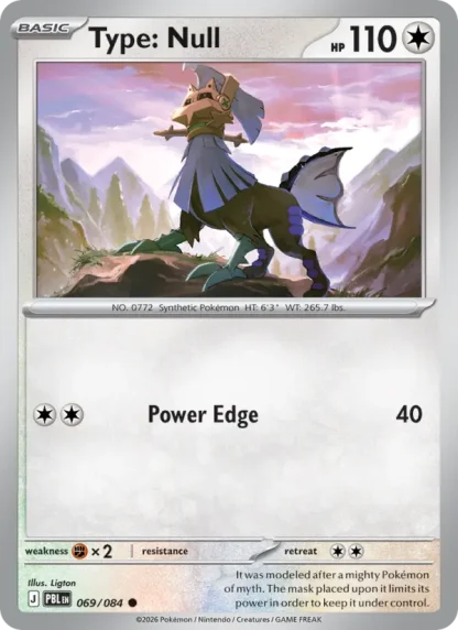 Type: Null · Pitch Black 069