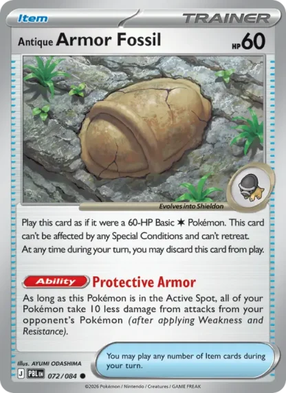 Antique Armor Fossil · Pitch Black 072