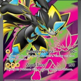 Mega Zeraora ex  ·  Pitch Black 098