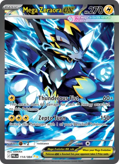 Mega Zeraora ex · Pitch Black 114