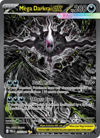 Mega Darkrai ex · Pitch Black 116