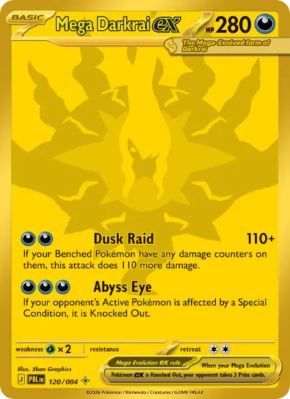 Mega Darkrai ex · Pitch Black 120