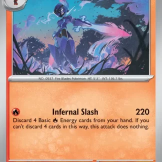 Ceruledge  ·  Phantasmal Flames 020