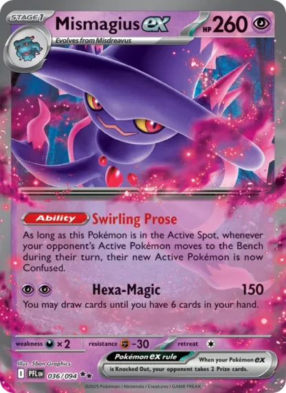 Mismagius ex · Phantasmal Flames 036