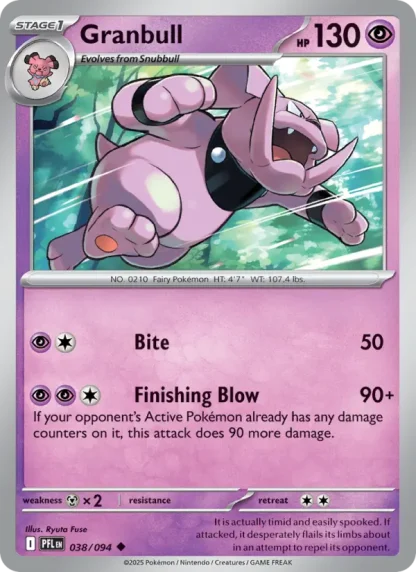 Granbull · Phantasmal Flames 038