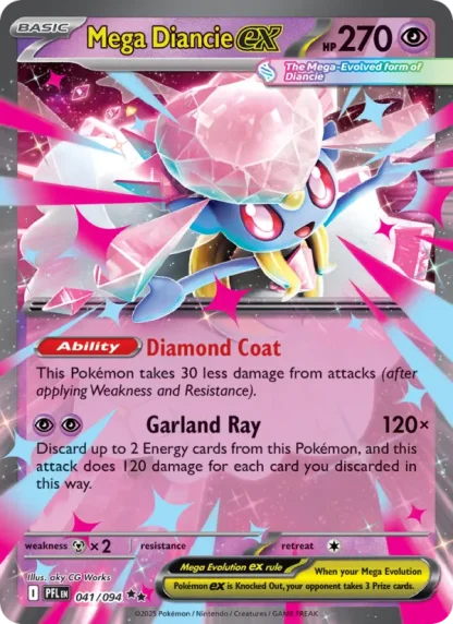 Mega Diancie ex · Phantasmal Flames 041