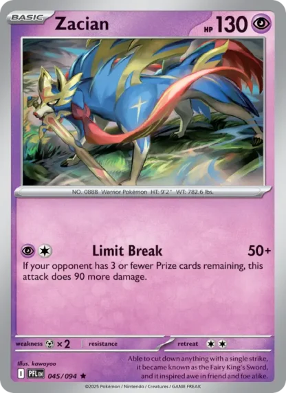 Zacian · Phantasmal Flames 045