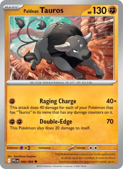 Paldean Tauros · Phantasmal Flames 048