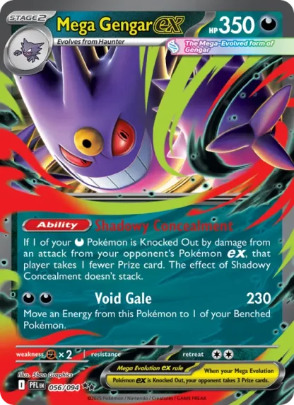 Mega Gengar ex · Phantasmal Flames 056