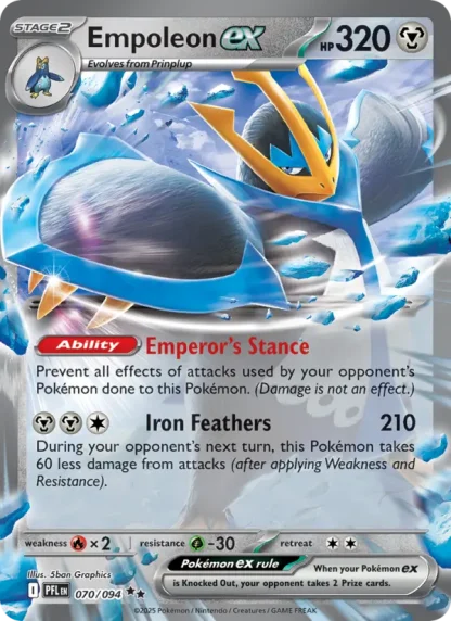 Empoleon ex · Phantasmal Flames 070