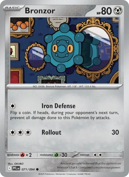 Bronzor · Phantasmal Flames 071