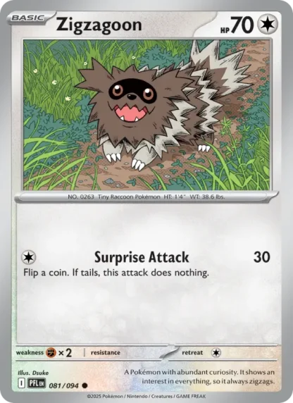 Zigzagoon · Phantasmal Flames 081