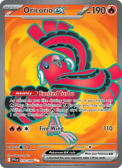 Oricorio ex · Phantasmal Flames 110