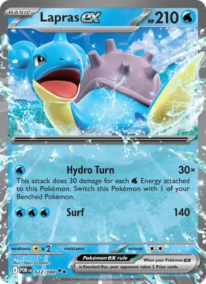 Lapras ex  ·  Perfect Order 022