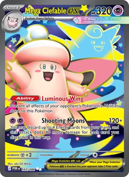 Mega Clefable ex · Perfect Order 103