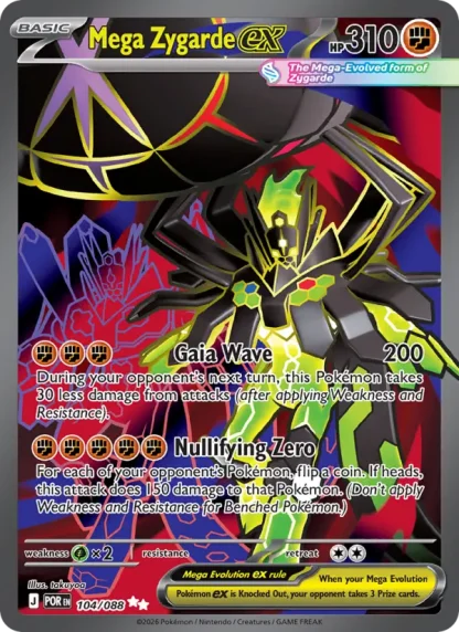 Mega Zygarde ex · Perfect Order 104