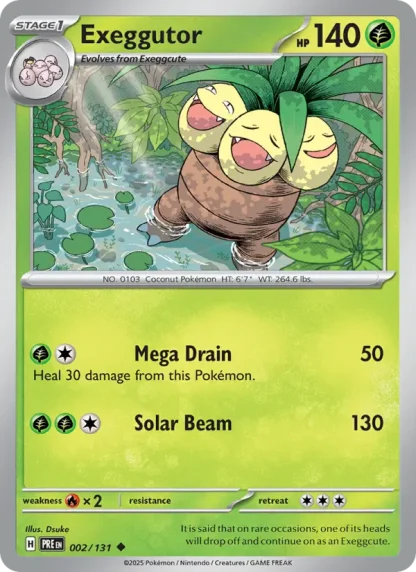 Exeggutor · Prismatic Evolutions 002