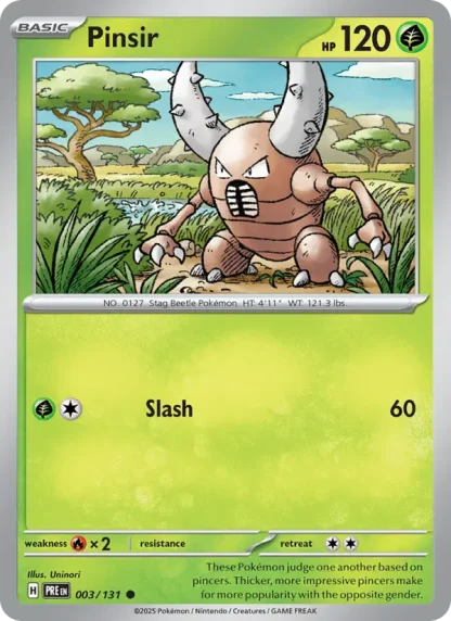 Pinsir · Prismatic Evolutions 003
