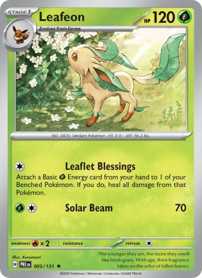 Leafeon · Prismatic Evolutions 005