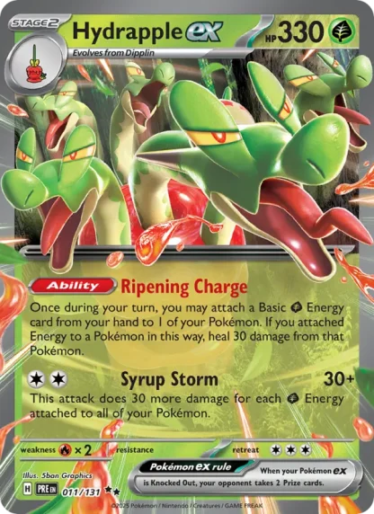 Hydrapple ex · Prismatic Evolutions 011