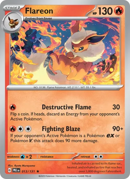 Flareon · Prismatic Evolutions 013