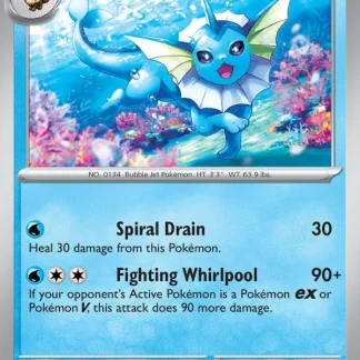 Vaporeon  ·  Prismatic Evolutions 022