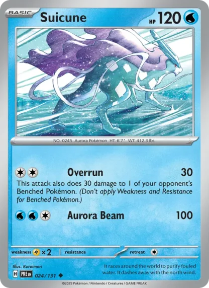 Suicune · Prismatic Evolutions 024