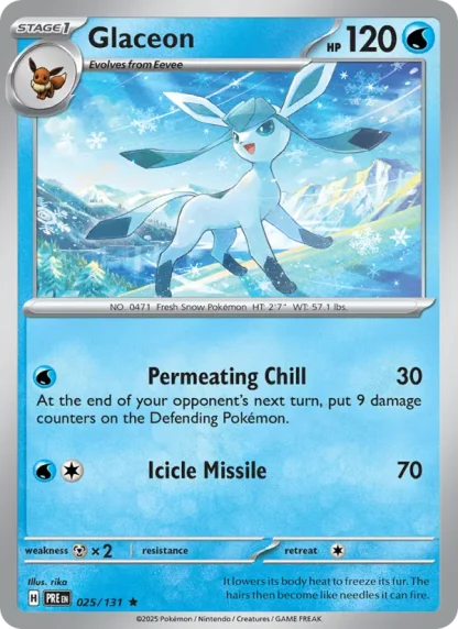 Glaceon · Prismatic Evolutions 025