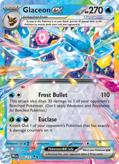 Glaceon ex · Prismatic Evolutions 026