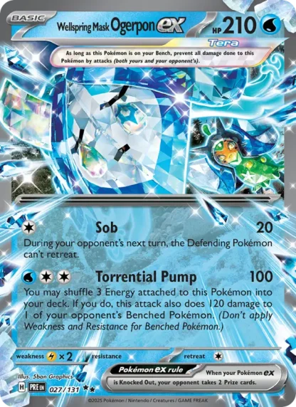 Wellspring Mask Ogerpon ex · Prismatic Evolutions 027