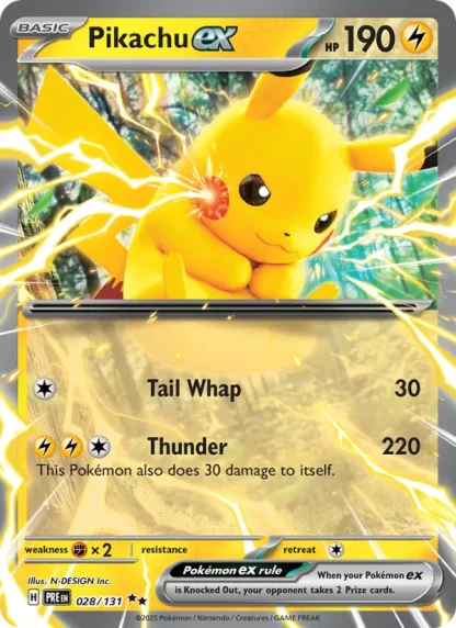 Pikachu ex · Prismatic Evolutions 028