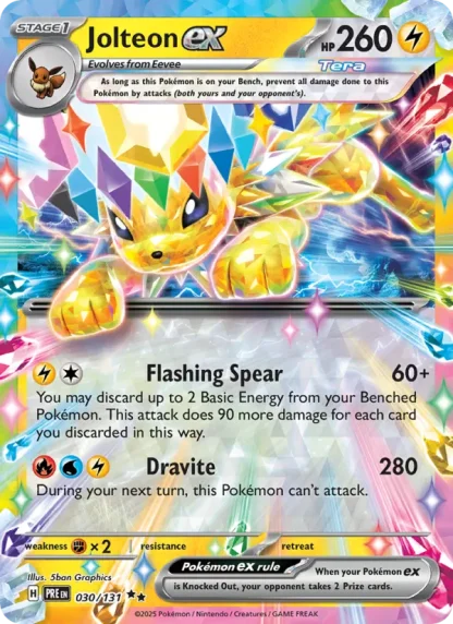 Jolteon ex · Prismatic Evolutions 030