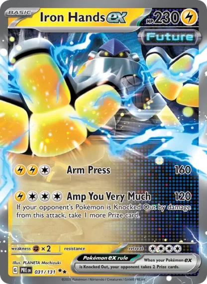 Iron Hands ex · Prismatic Evolutions 031