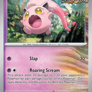 Scream Tail  ·  Prismatic Evolutions 042