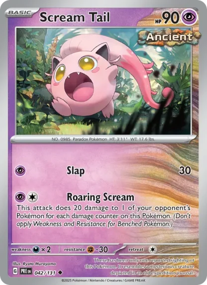 Scream Tail · Prismatic Evolutions 042
